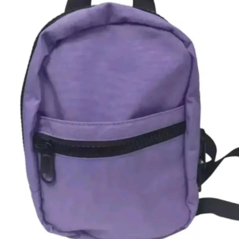 BP Purple Mini Nylon Backpack Nordstrom Zipper Micro Unisex Packable Travel New